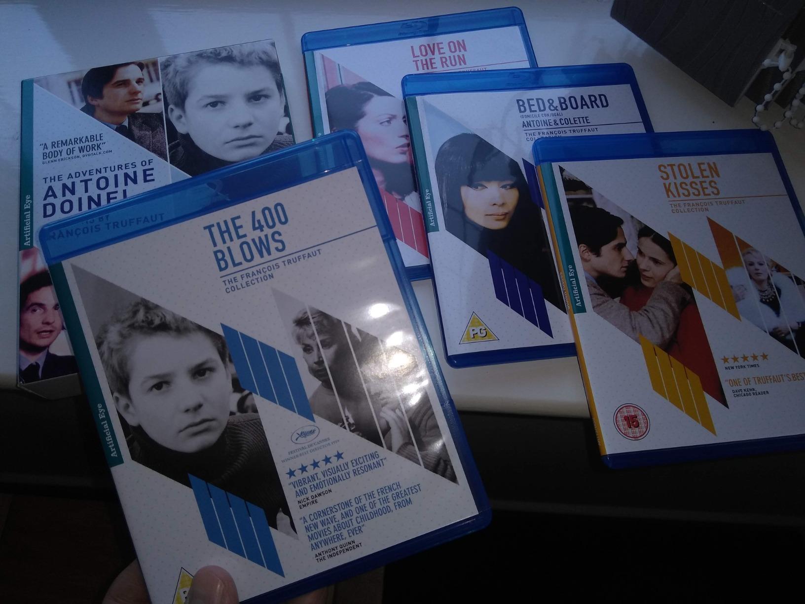 Unboxed Blu-rays (The Adventures of Antoine Doinel)